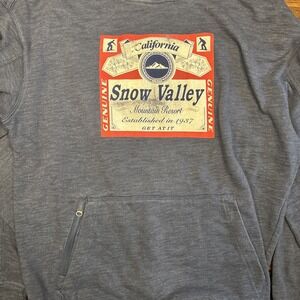 ouray sportswear California snow valley mountain resort Sz L Sweatshirt Big Bear